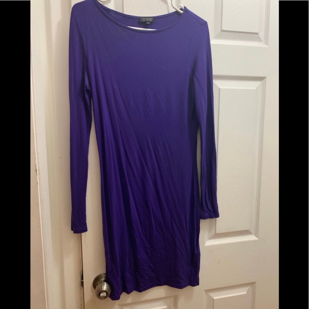 Topshop long sleeve dress